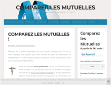 Tablet Screenshot of comparer-mutuelle.net